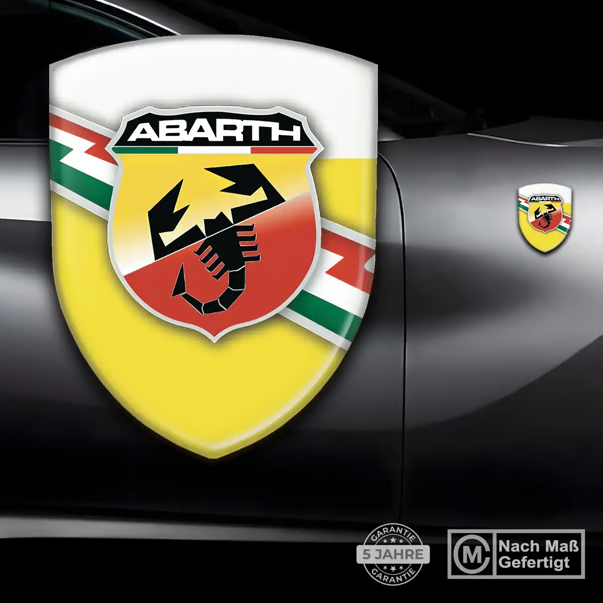 Abarth Aufkleber Wappen Premium-Edition