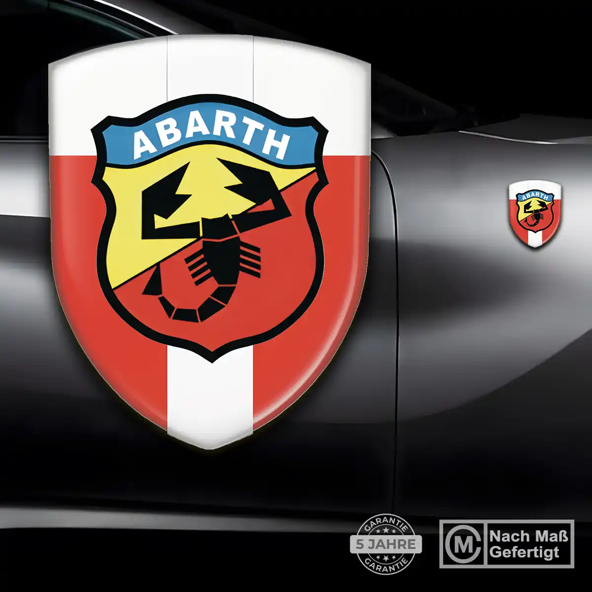 Abarth Aufkleber Wappen Premiumqualität