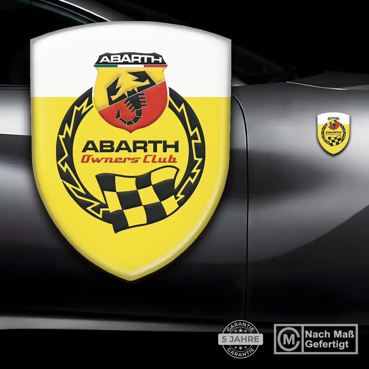 Abarth Emblem Aufkleber Anspruchsvolles Design