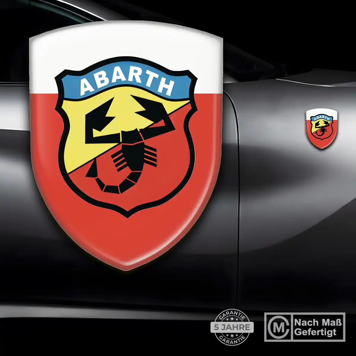 Abarth Emblem Aufkleber Auto Überzeugende Qualität