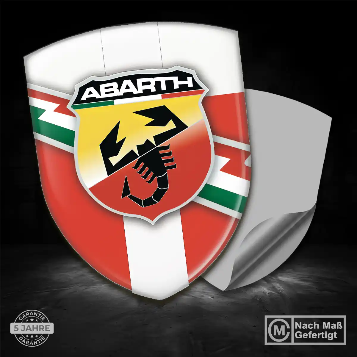 Abarth Emblem Aufkleber Auto Elegantes Design