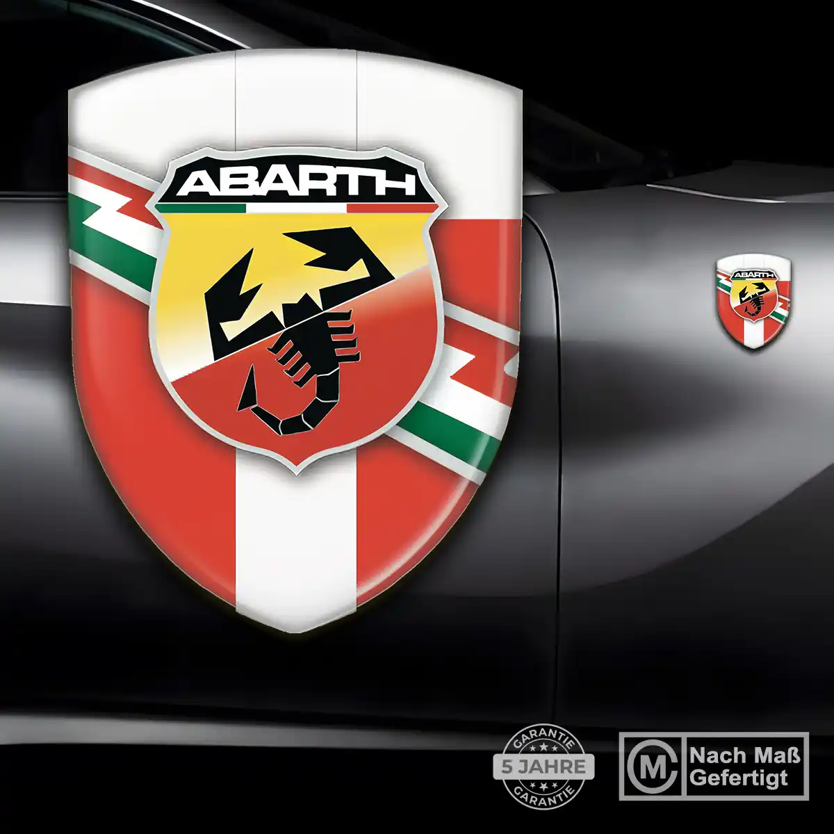 Abarth Emblem Aufkleber Auto Elegantes Design