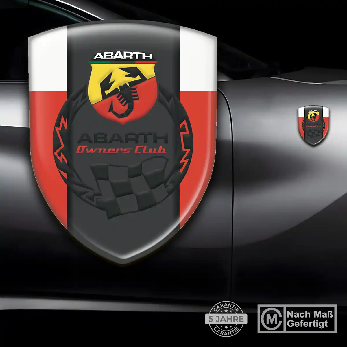 Abarth Emblem Aufkleber Auto Markenedition