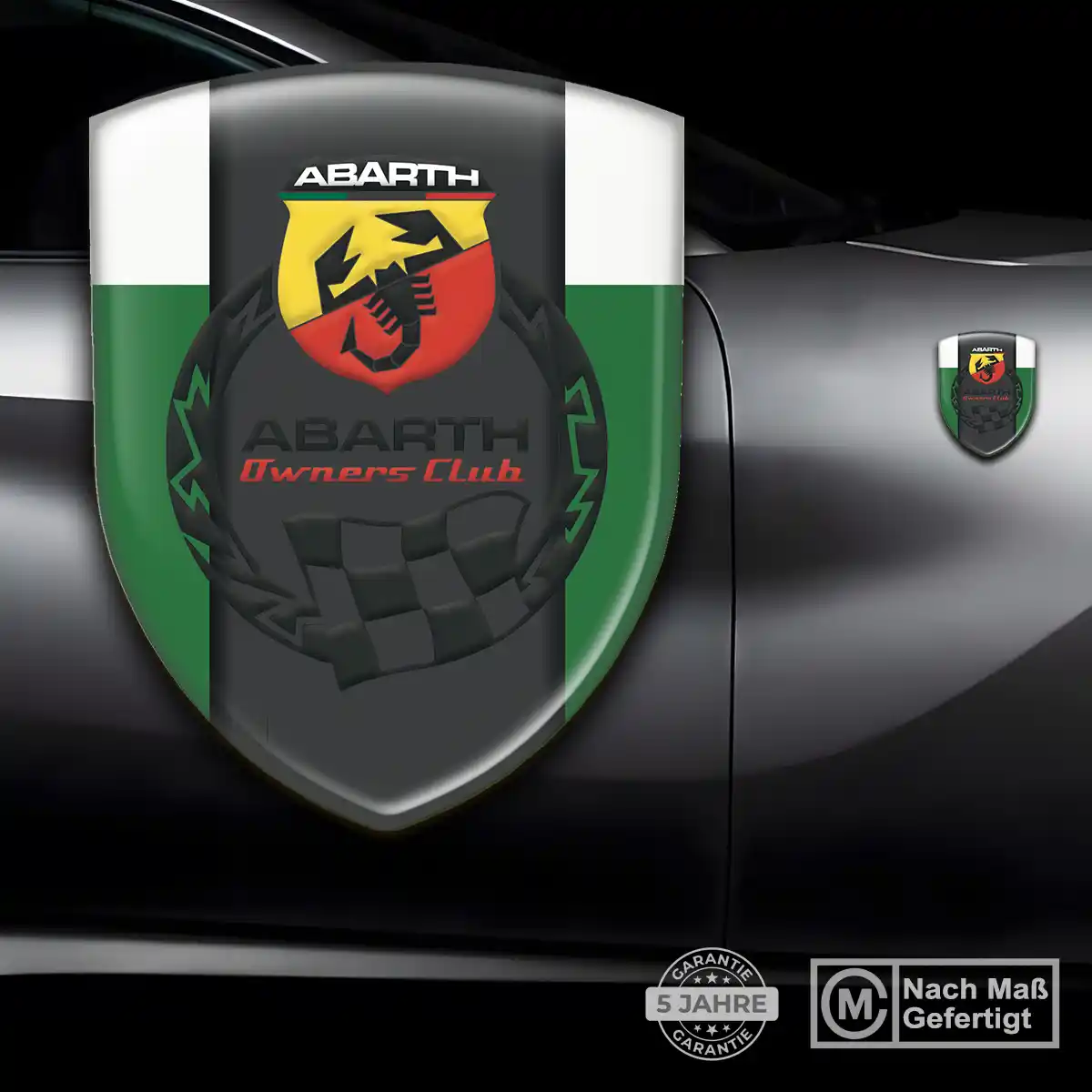 Abarth Emblem Aufkleber Auto Premiumqualität