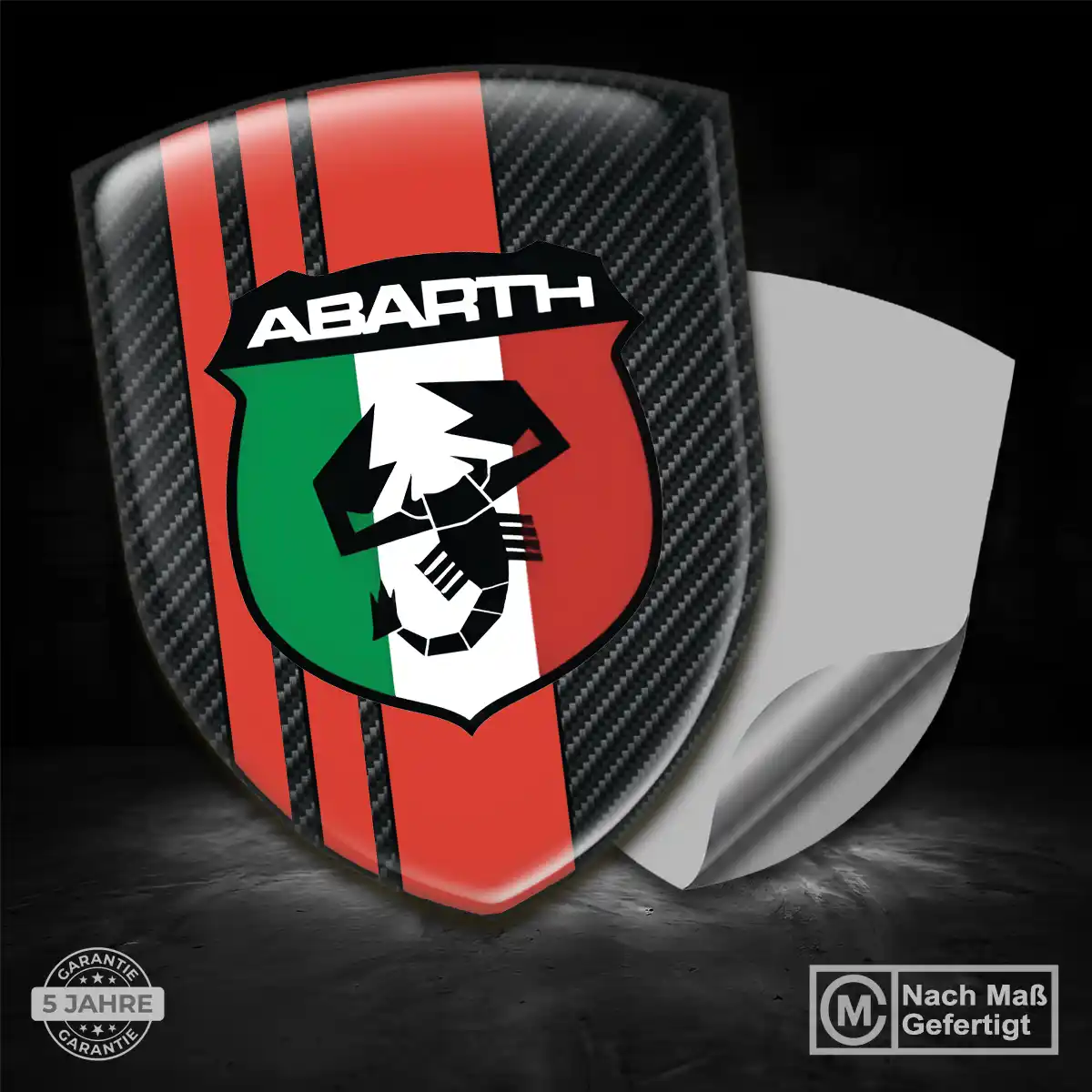Abarth Emblem Aufkleber Auto Stilvolles Design