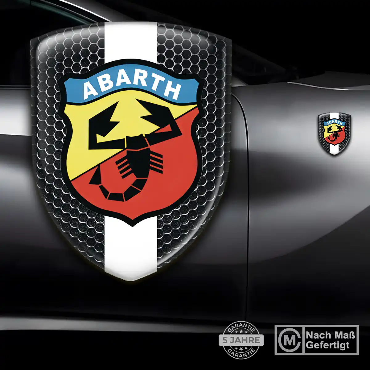 Abarth Emblem Aufkleber Edles Design