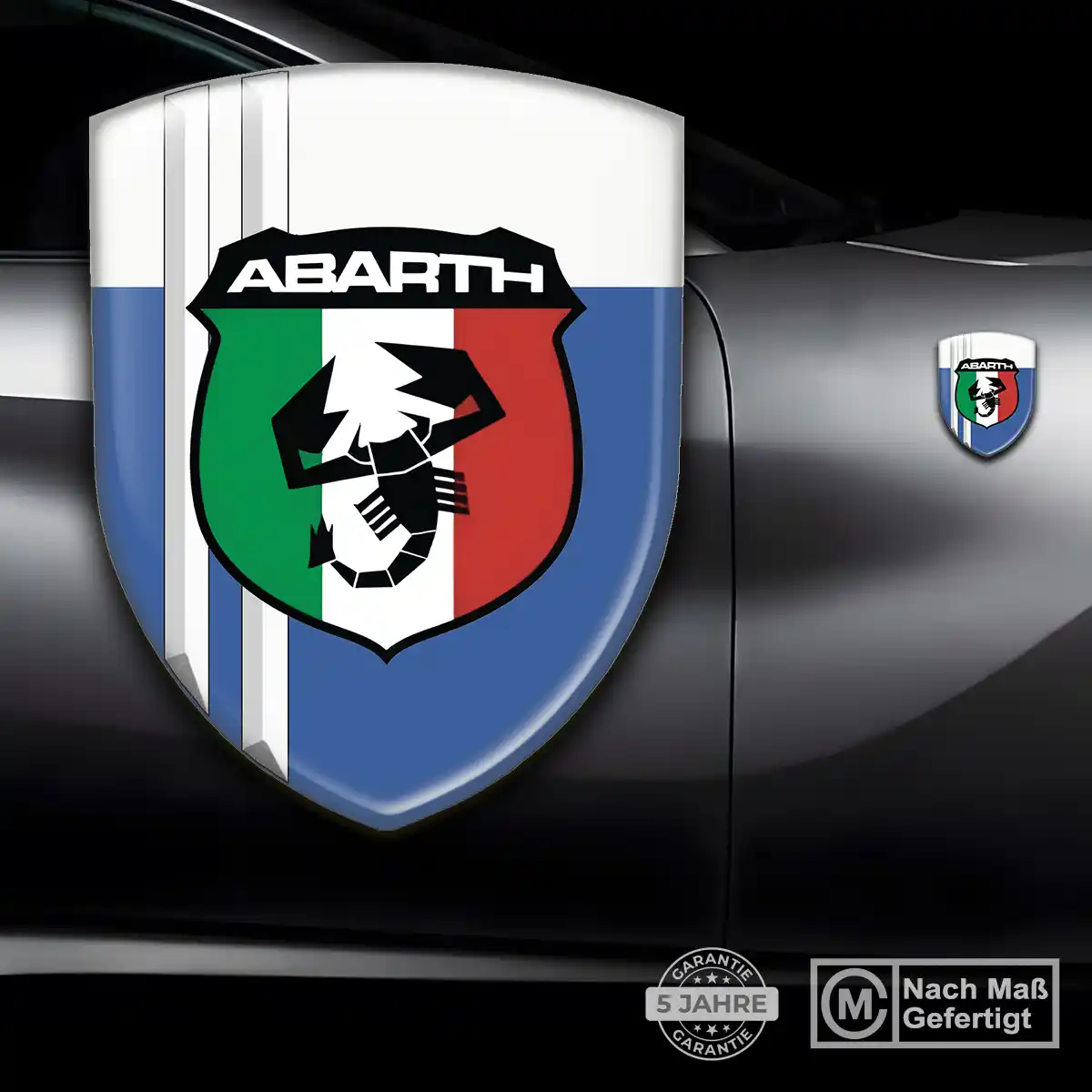Abarth Emblem Aufkleber Erstklassige Qualität