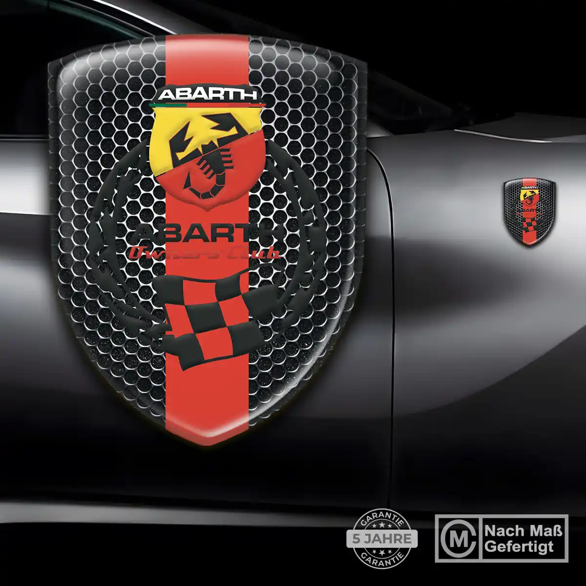 Abarth Emblem Aufkleber Exterieurdesign