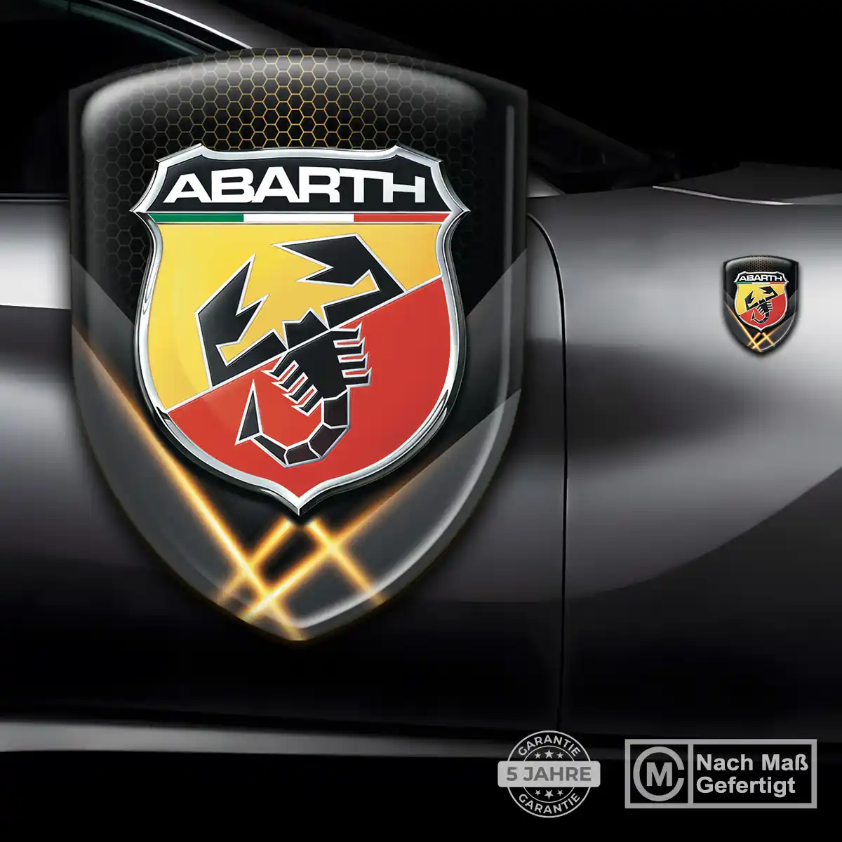 Abarth Emblem Aufkleber Hohe Qualität