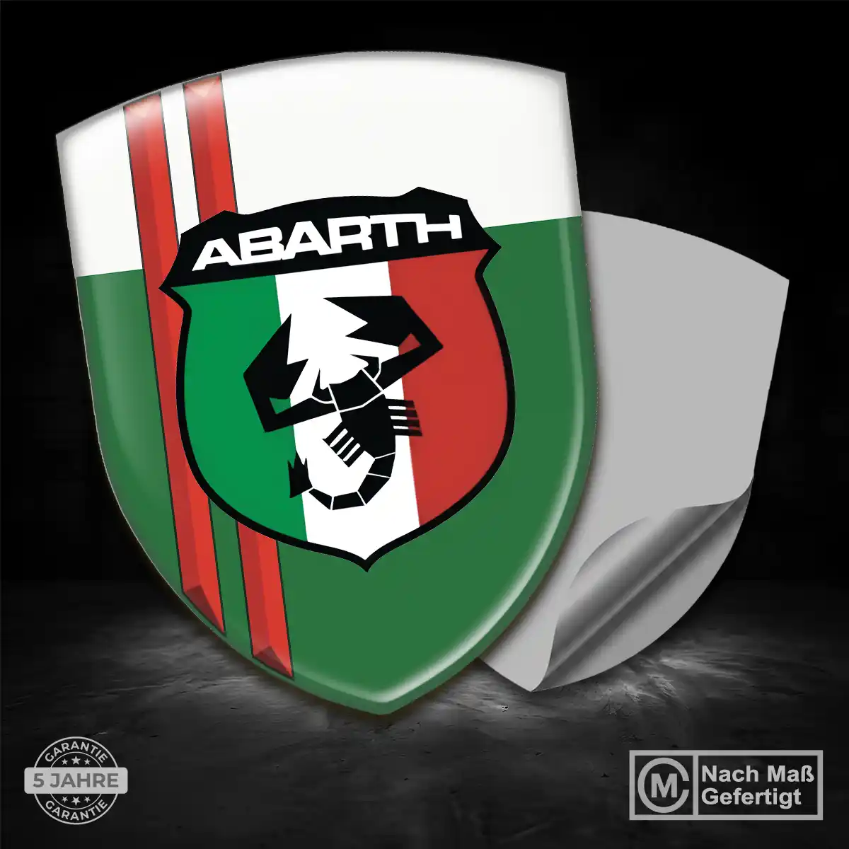 Abarth Emblem Aufkleber Limitierte Auflage
