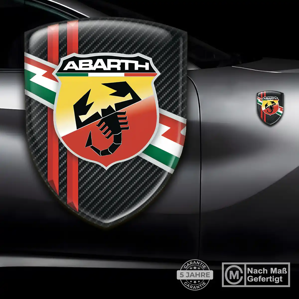 Abarth Emblem Aufkleber Markenedition