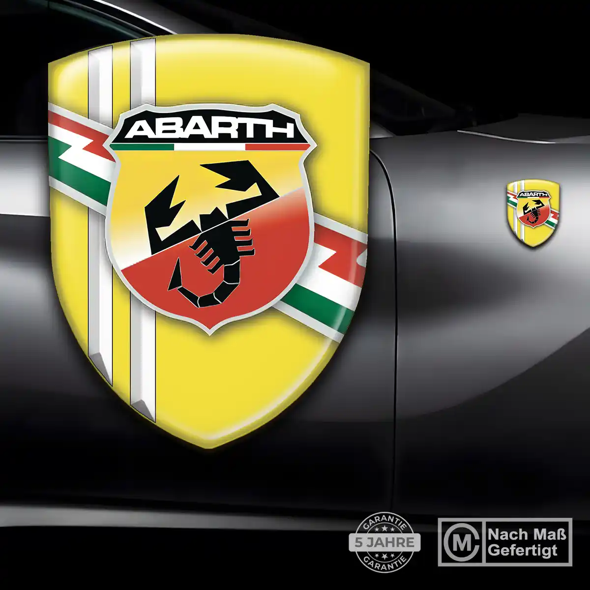 Abarth Emblem Aufkleber Stilvolles Design