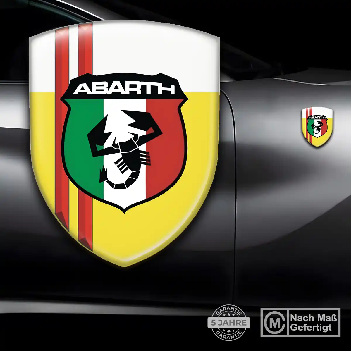 Abarth Emblem Aufkleber Wappen Auto Überzeugende Qualität