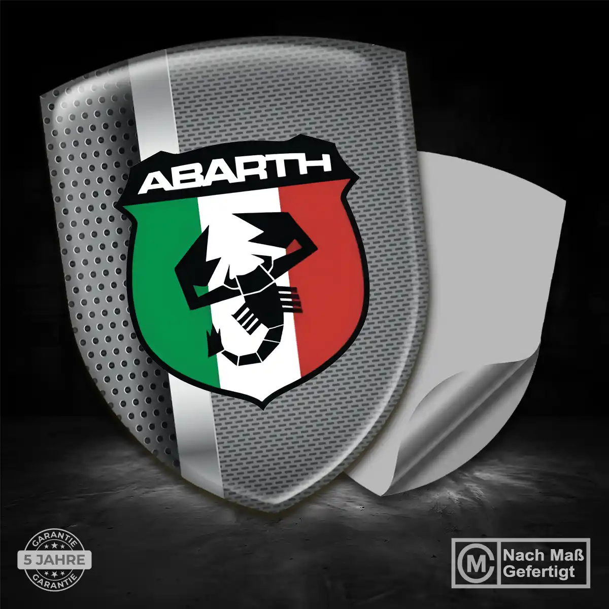 Abarth Emblem Aufkleber Wappen Auto Edles Design