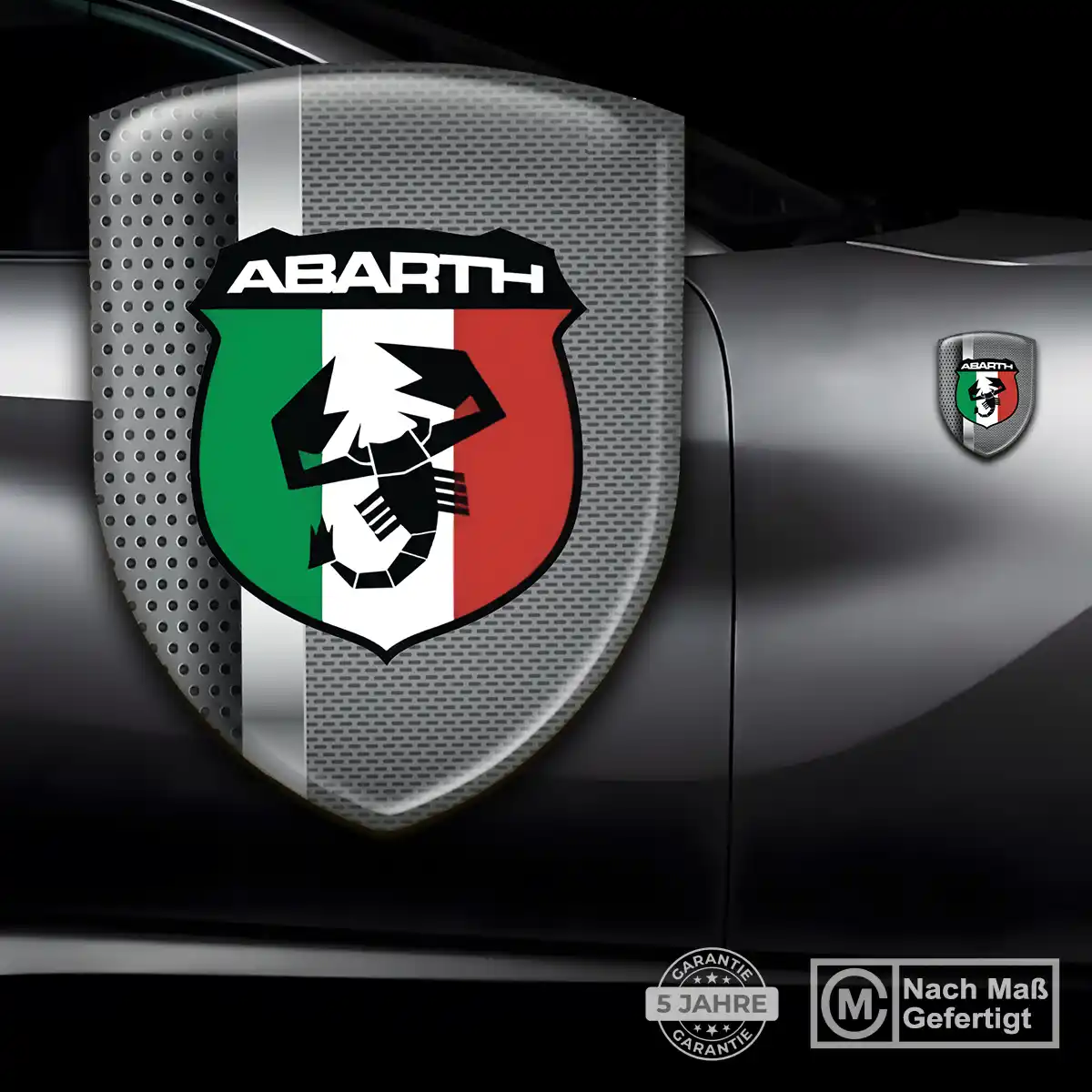 Abarth Emblem Aufkleber Wappen Auto Edles Design