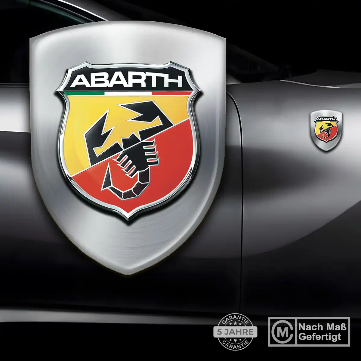 Abarth Emblem Aufkleber Wappen Auto Elegantes Design