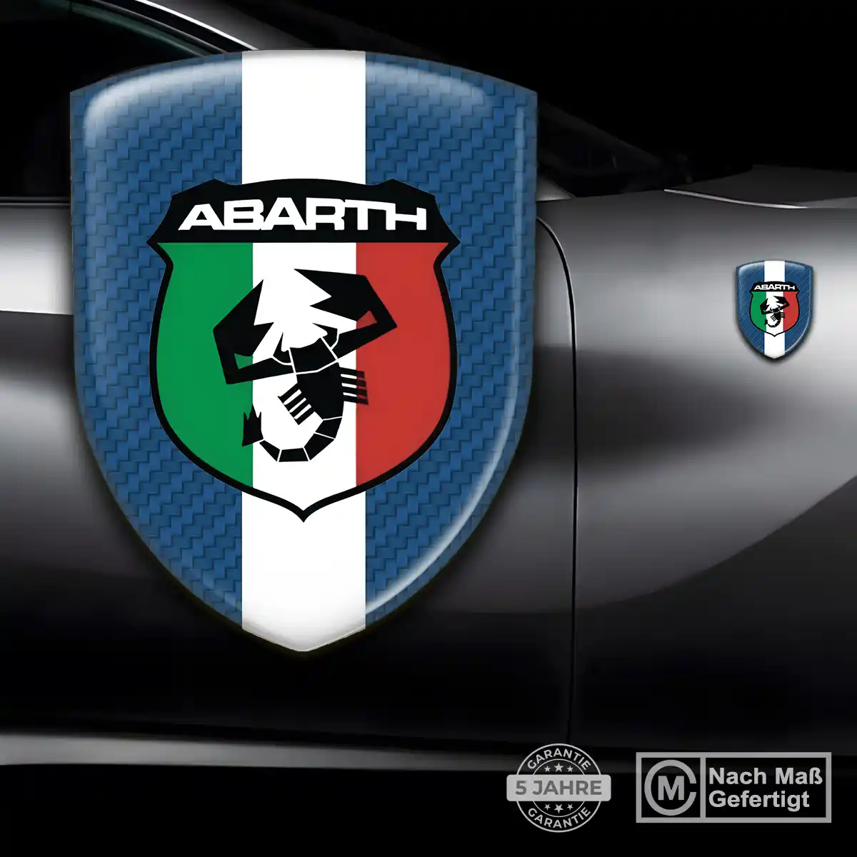 Abarth Emblem Aufkleber Wappen Auto Interieurdesign