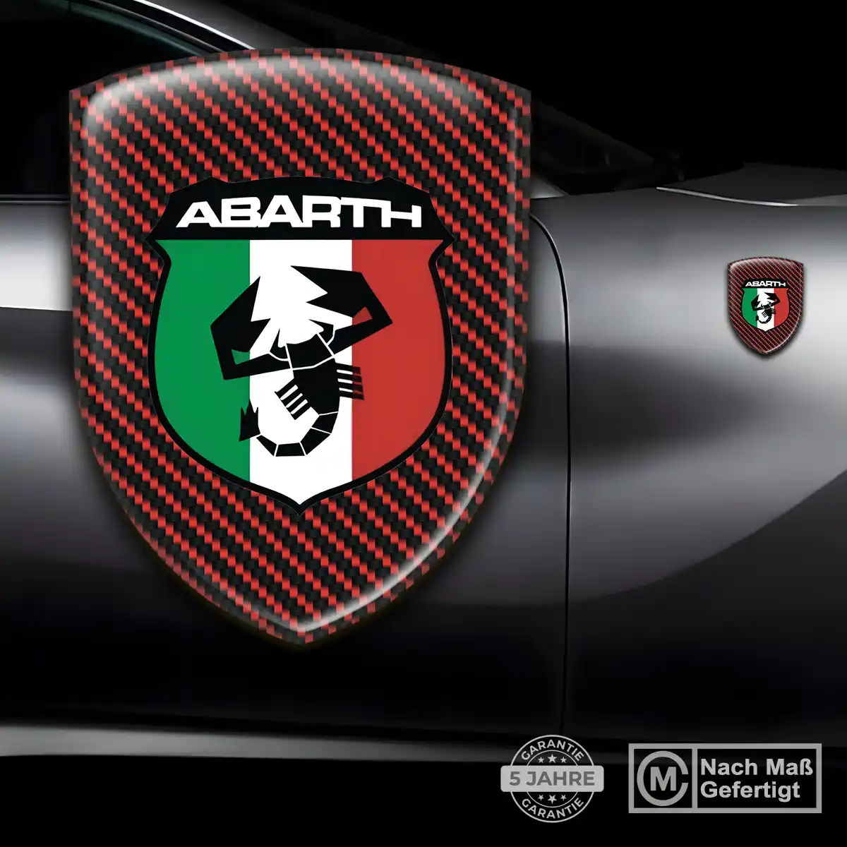 Abarth Emblem Aufkleber Wappen Auto Limitierte Auflage