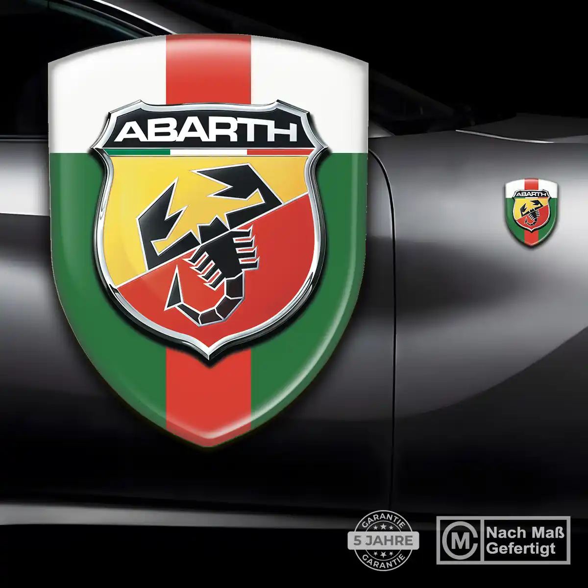 Abarth Emblem Aufkleber Wappen Auto Luxus-Edition