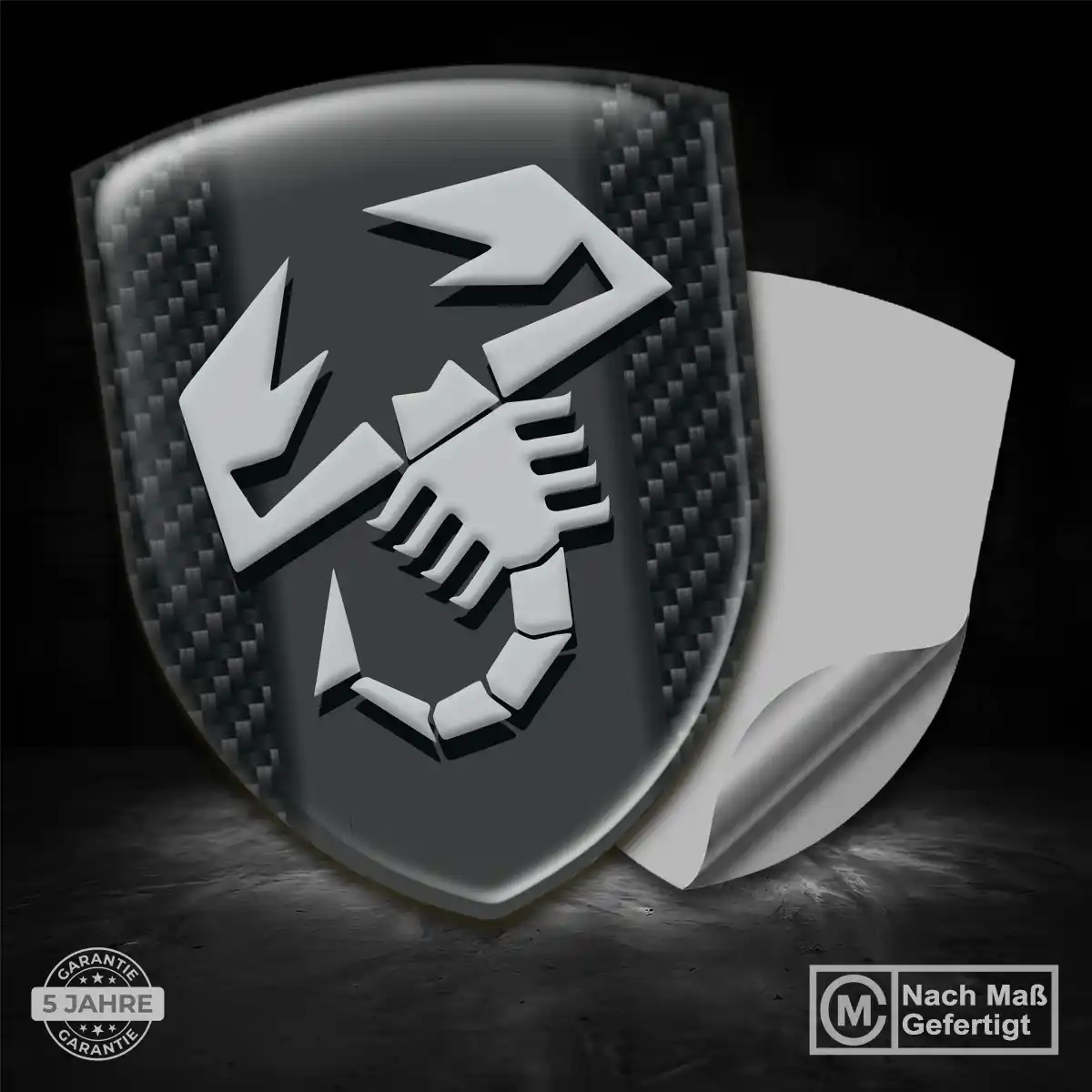 Abarth Emblem Aufkleber Wappen Auto Markenedition