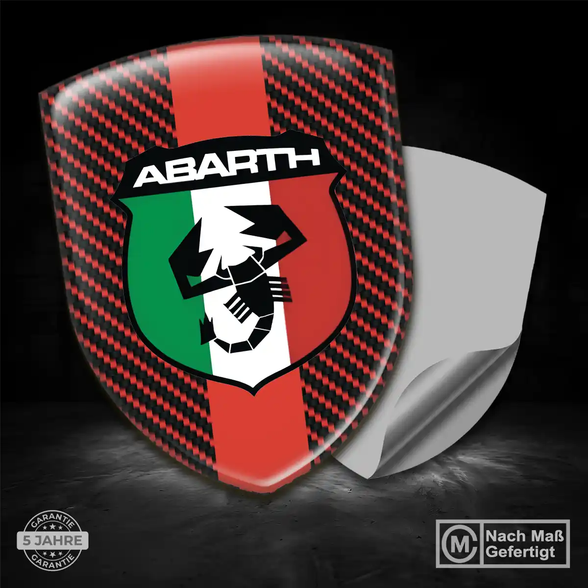 Abarth Emblem Aufkleber Wappen Auto Modernes Design