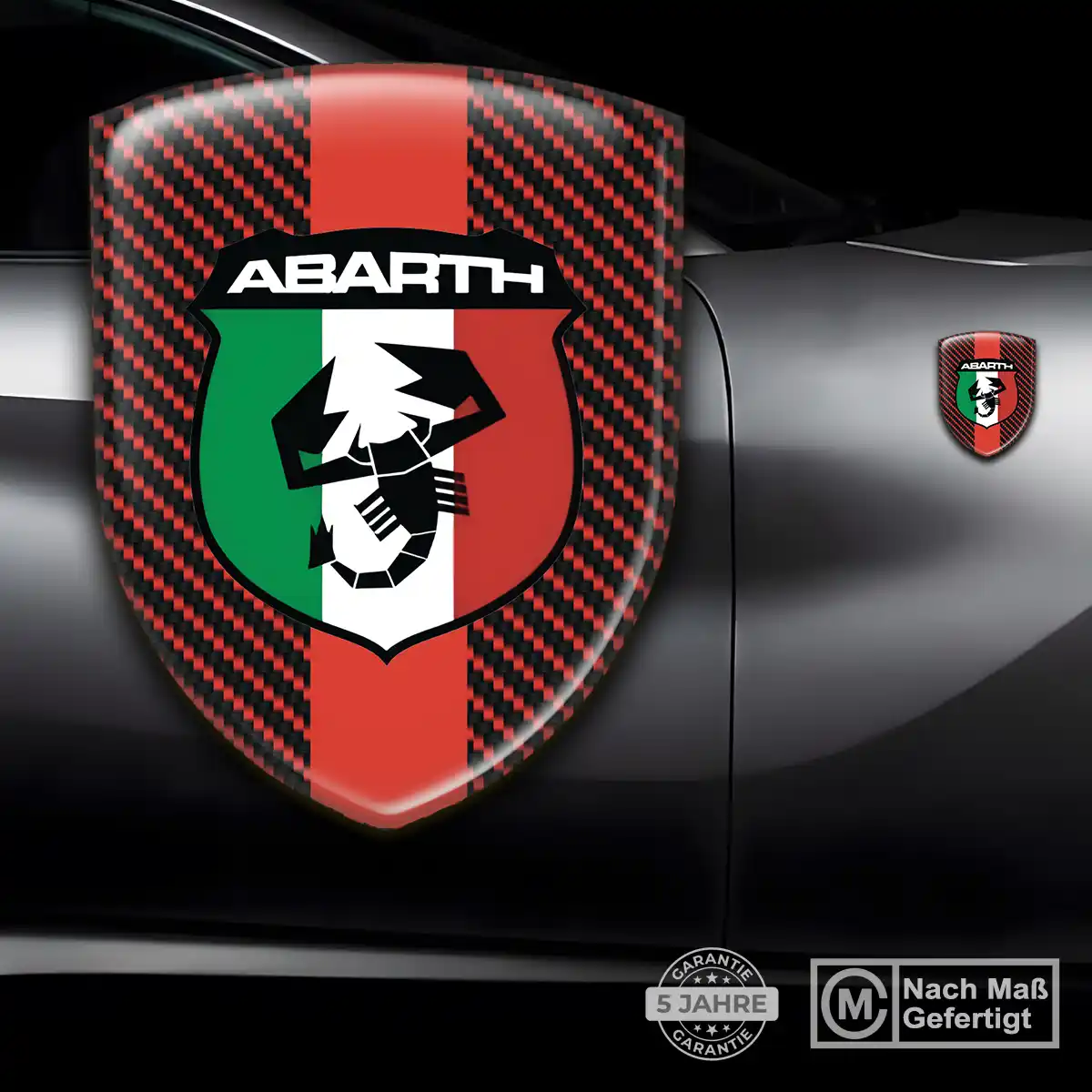 Abarth Emblem Aufkleber Wappen Auto Modernes Design