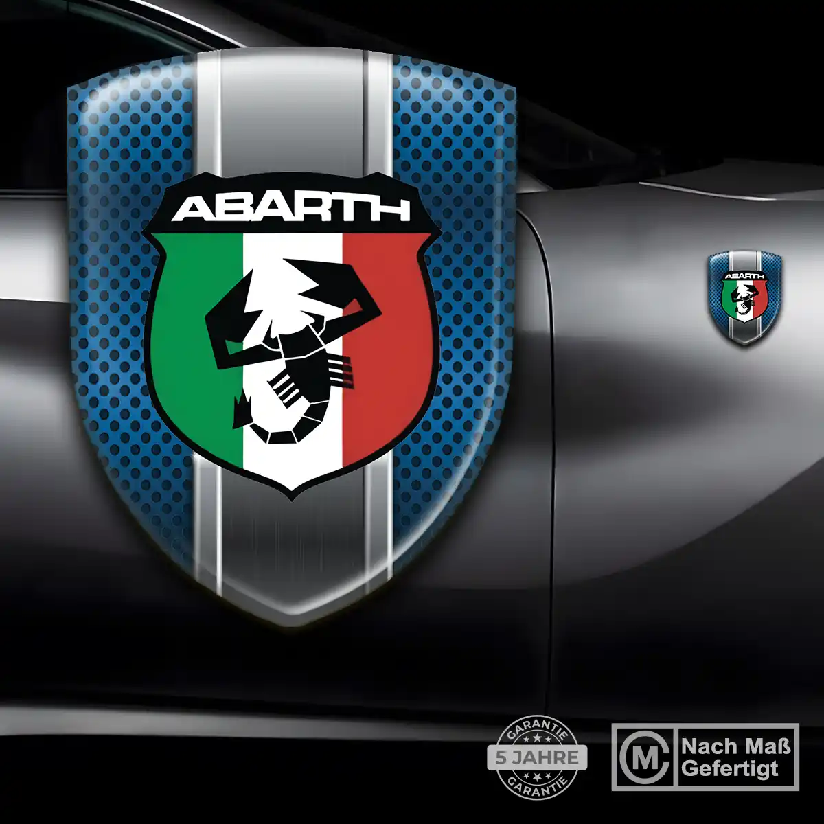 Abarth Emblem Aufkleber Wappen Auto Tuningfahrzeug
