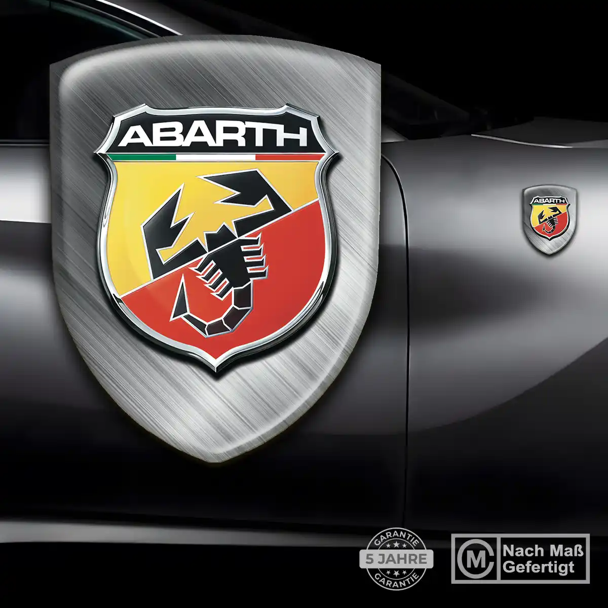 Abarth Emblem Aufkleber Wappen Edles Design