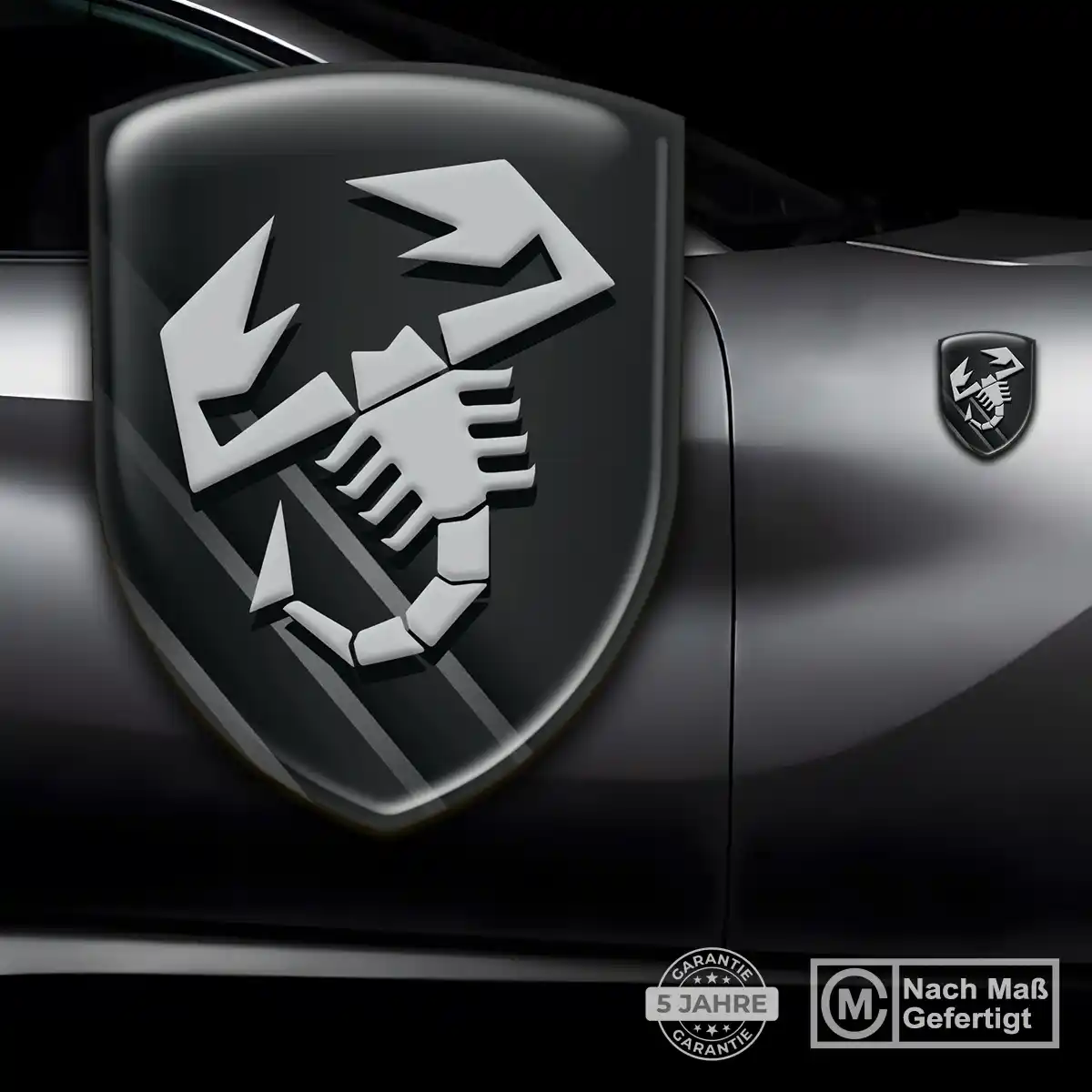 Abarth Emblem Aufkleber Wappen Erstklassige Qualität