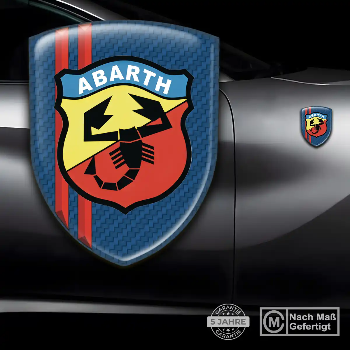 Abarth Emblem Aufkleber Wappen Exterieurdesign