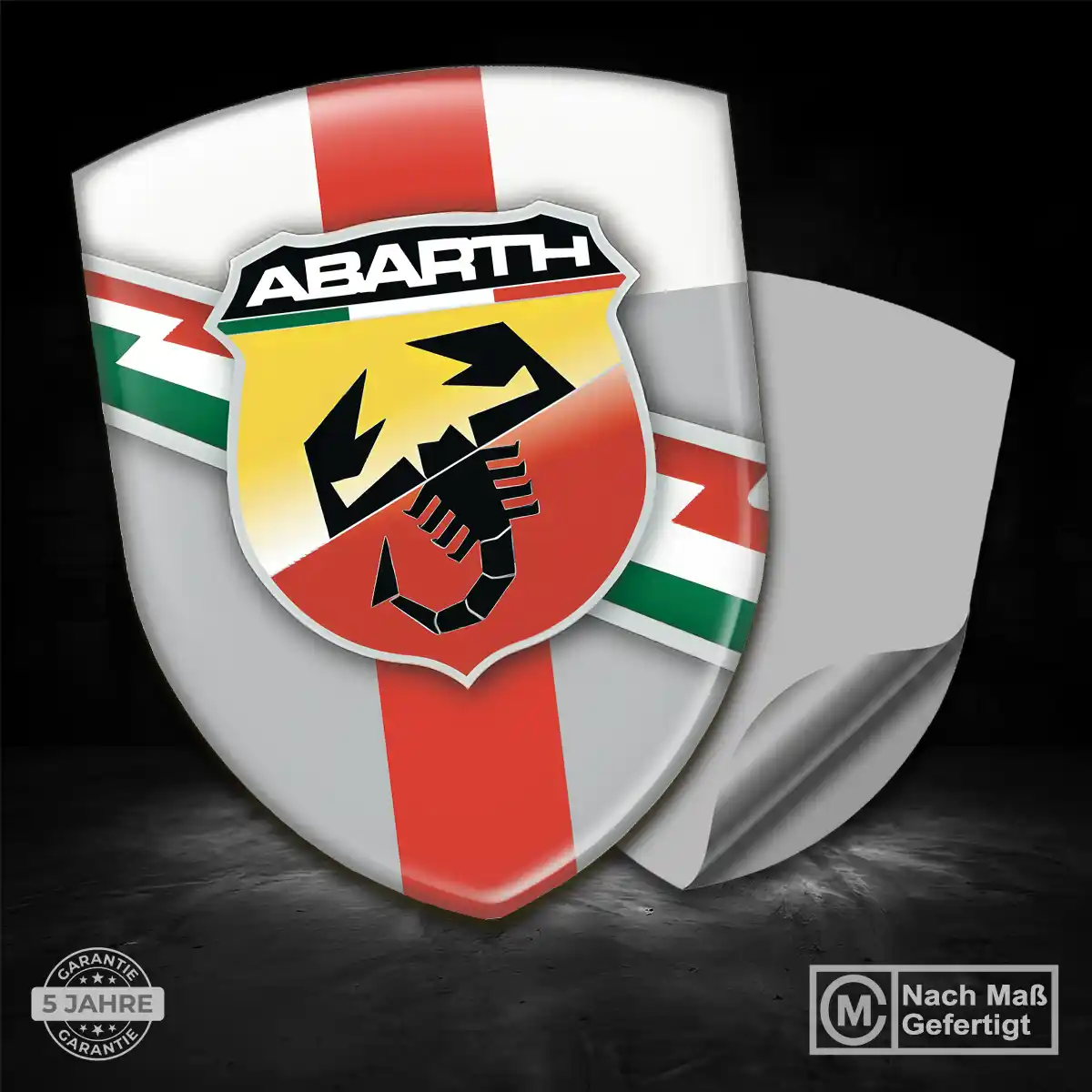 Abarth Emblem Aufkleber Wappen Höchste Qualität