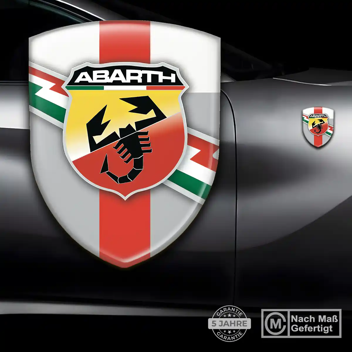 Abarth Emblem Aufkleber Wappen Höchste Qualität