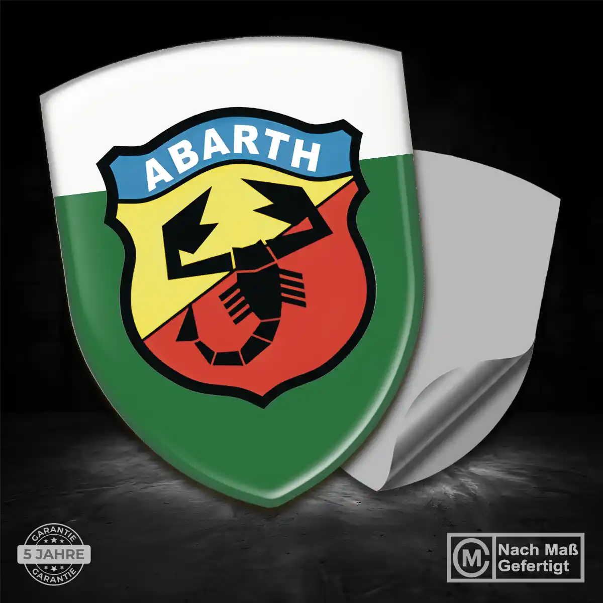 Abarth Emblem Aufkleber Wappen Limitierte Auflage