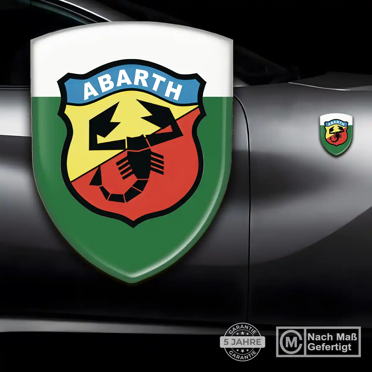 Abarth Emblem Aufkleber Wappen Limitierte Auflage