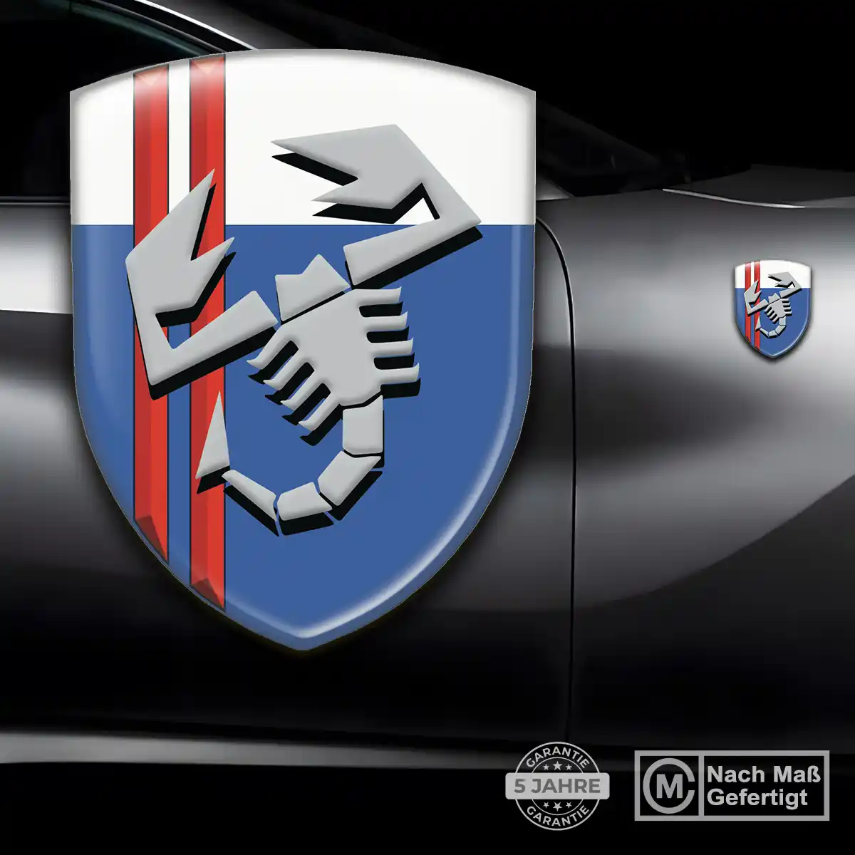 Abarth Emblem Aufkleber Wappen Premiumqualität