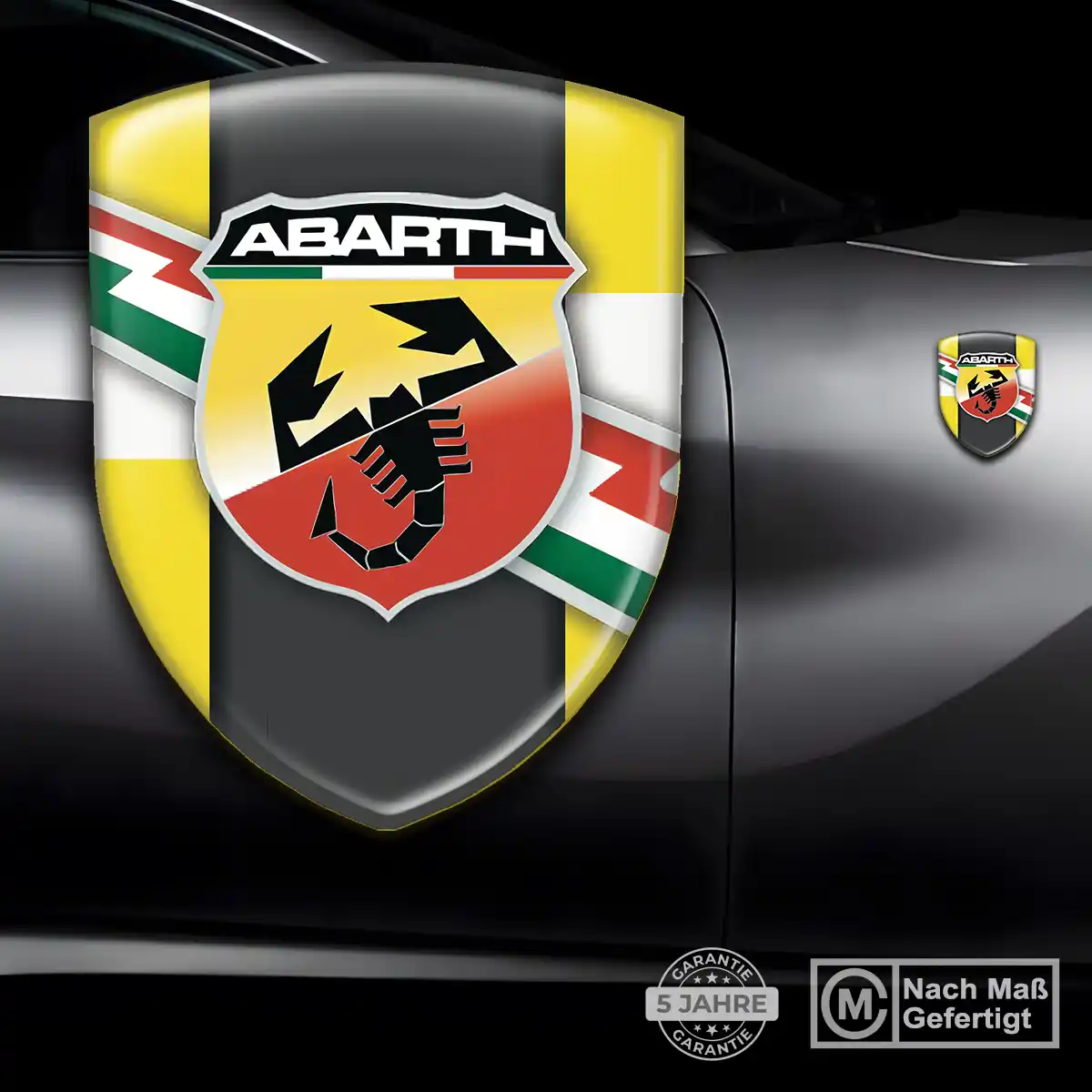 Abarth Emblem Aufkleber Wappen Spitzenqualität