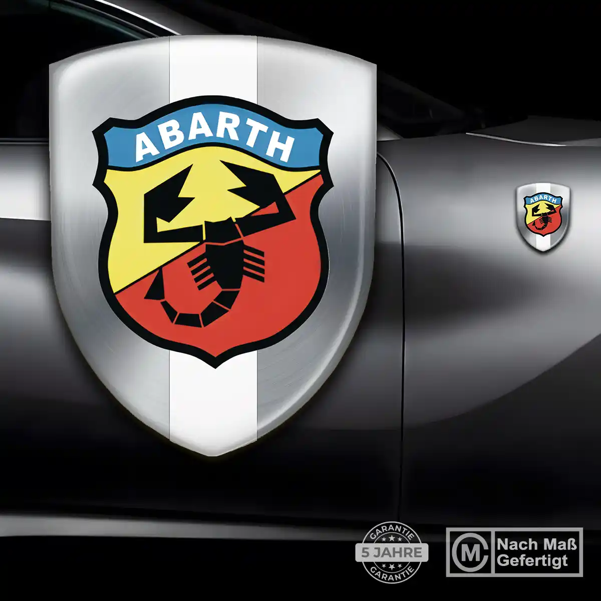 Abarth Emblem Auto Ausdrucksstarkes Design