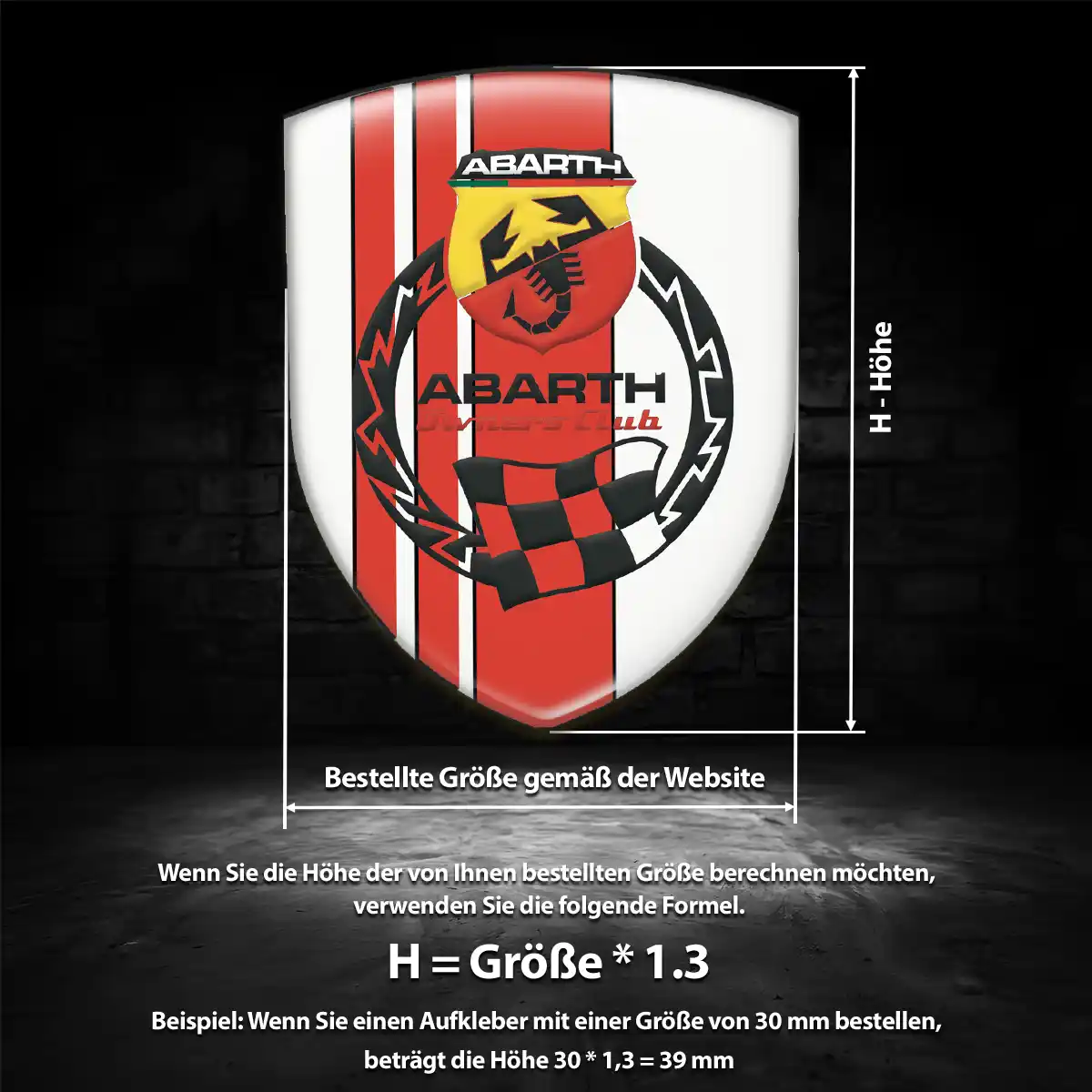 Abarth Emblem Auto Elegantes Design