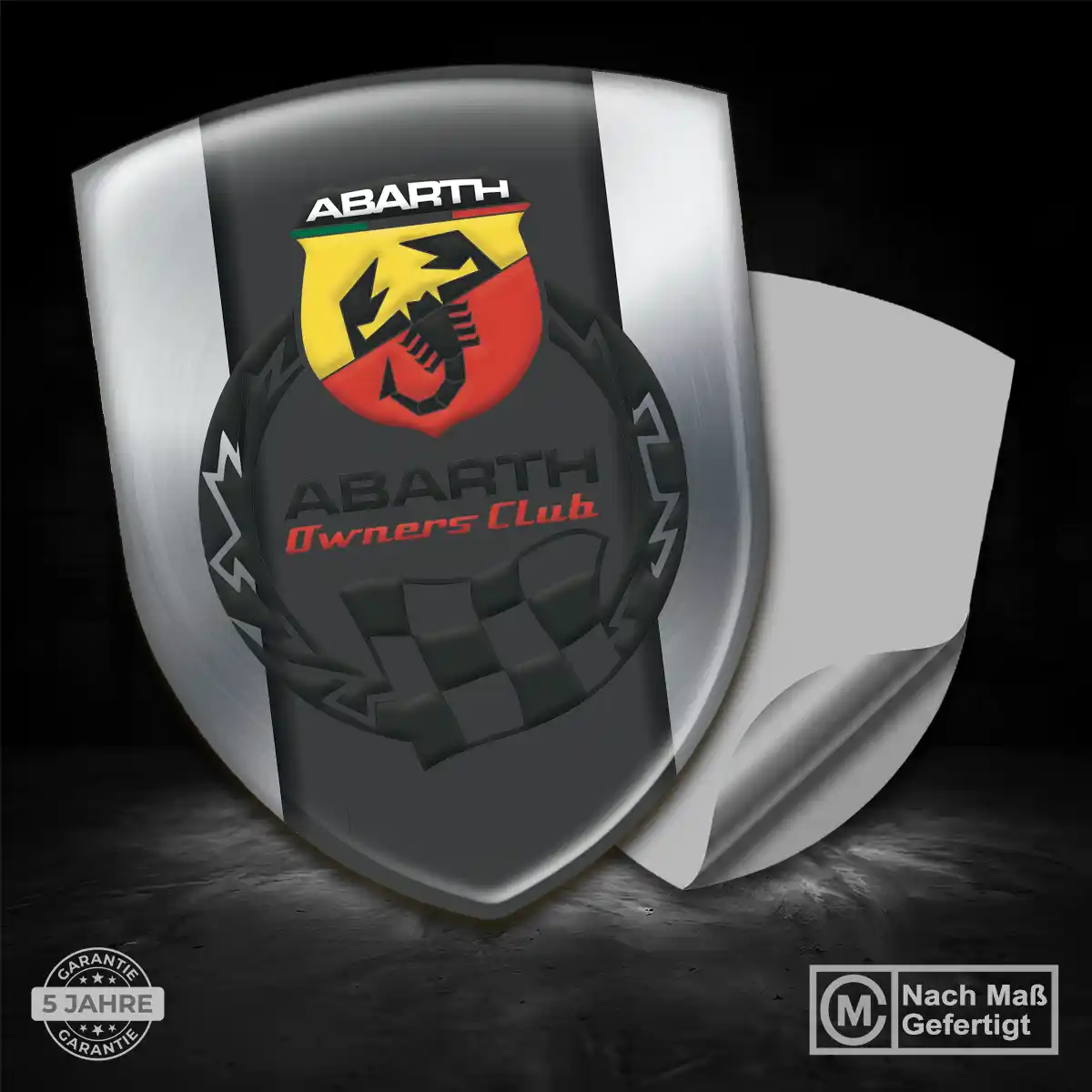 Abarth Emblem Auto Interieurdesign
