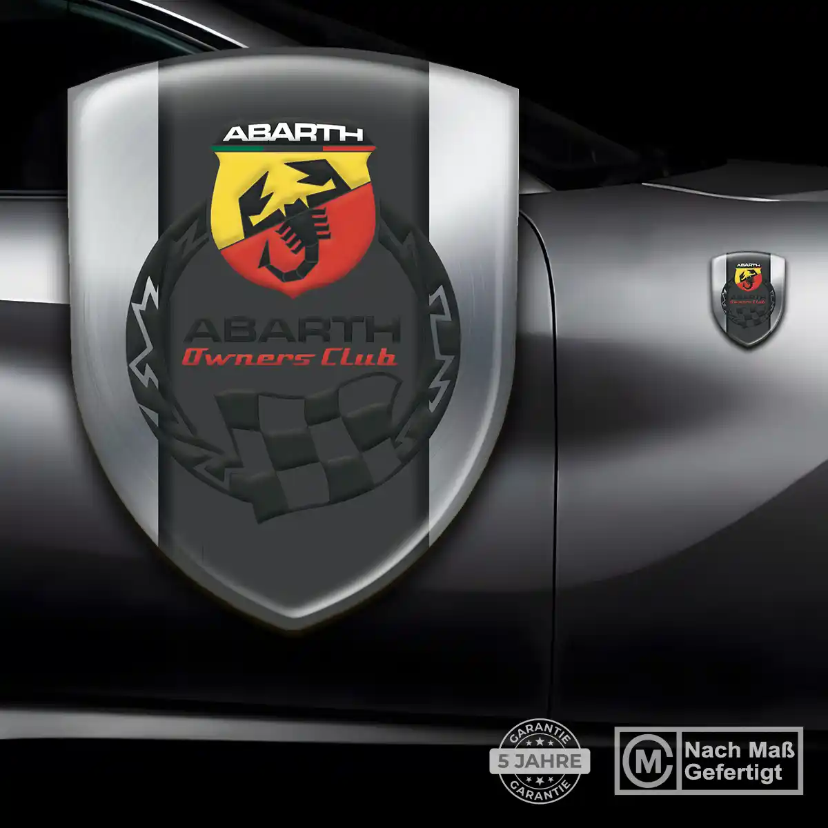 Abarth Emblem Auto Interieurdesign