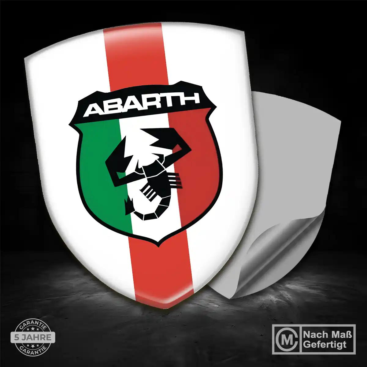 Abarth Emblem Auto Tuningfahrzeug