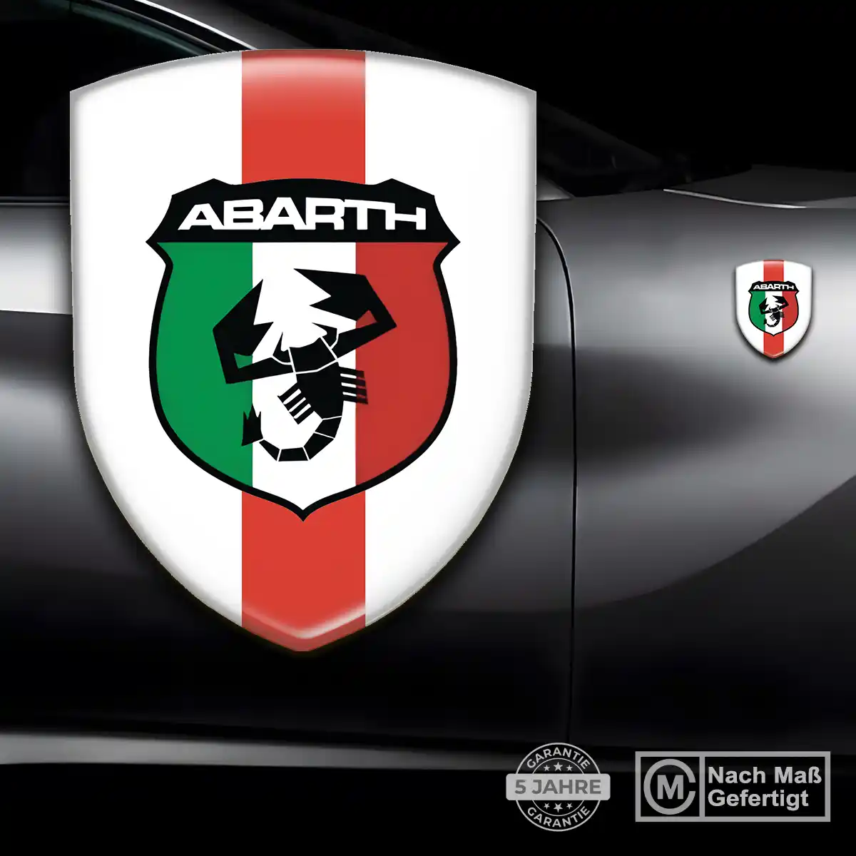 Abarth Emblem Auto Tuningfahrzeug
