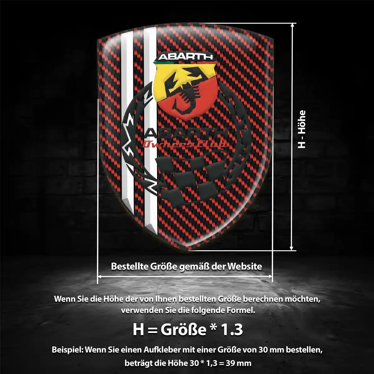 Abarth Emblem Edles Design