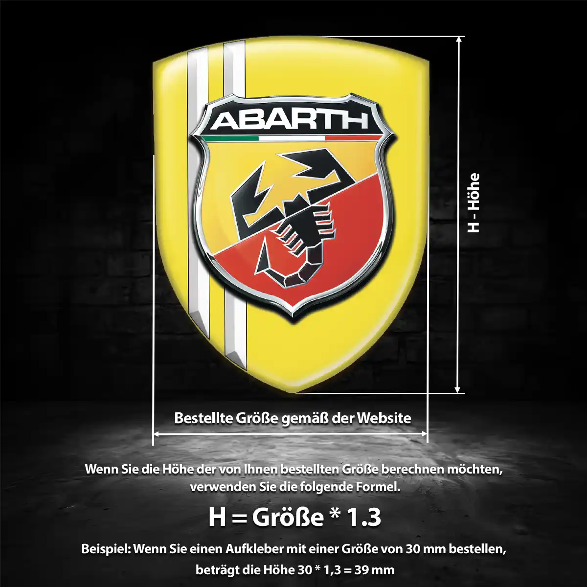 Abarth Emblem Elegantes Design