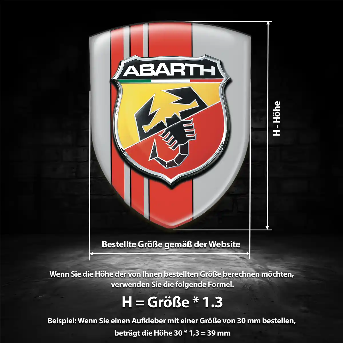 Abarth Emblem Interieurdesign