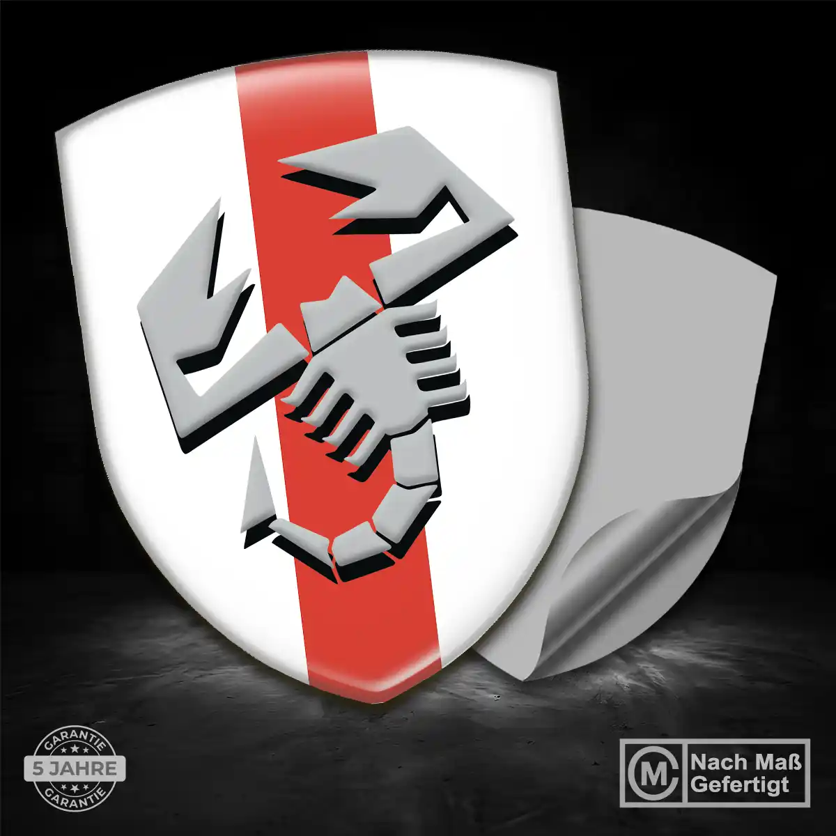 Abarth Emblem Wappen Aufkleber Anspruchsvolles Design