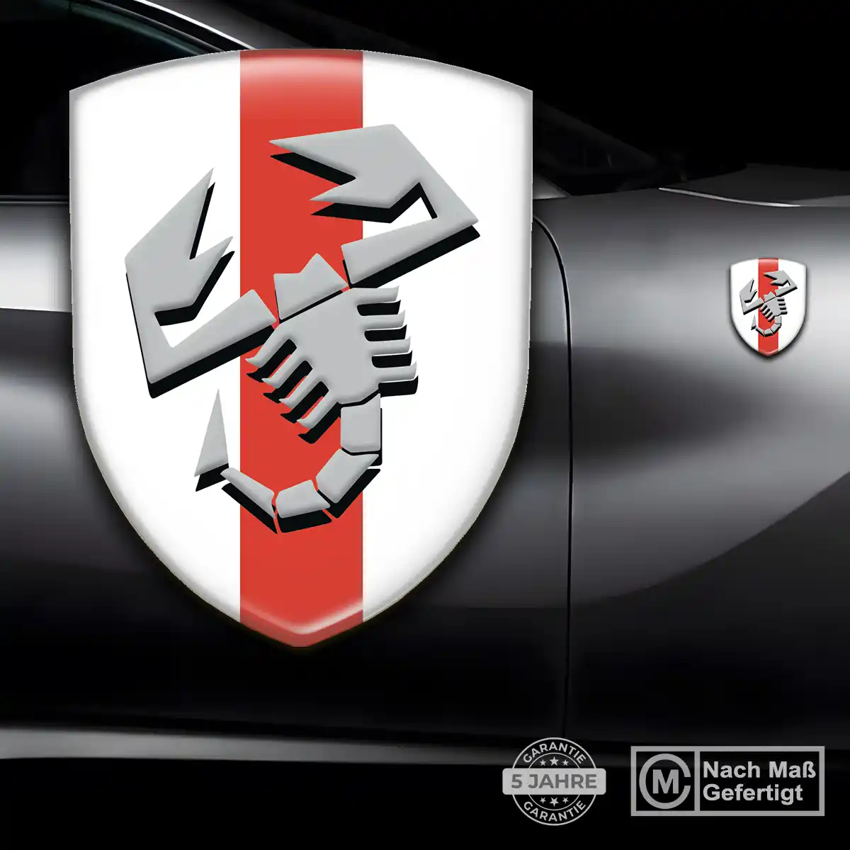 Abarth Emblem Wappen Aufkleber Anspruchsvolles Design