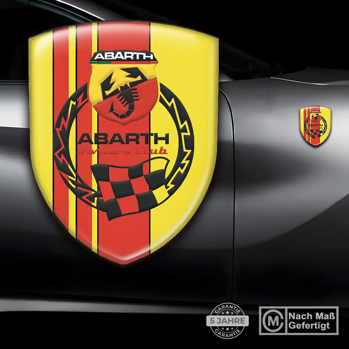 Abarth Emblem Wappen Aufkleber Auto Markenedition