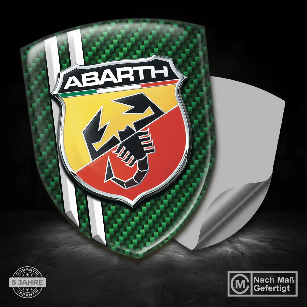 Abarth Emblem Wappen Aufkleber Auto Modernes Design