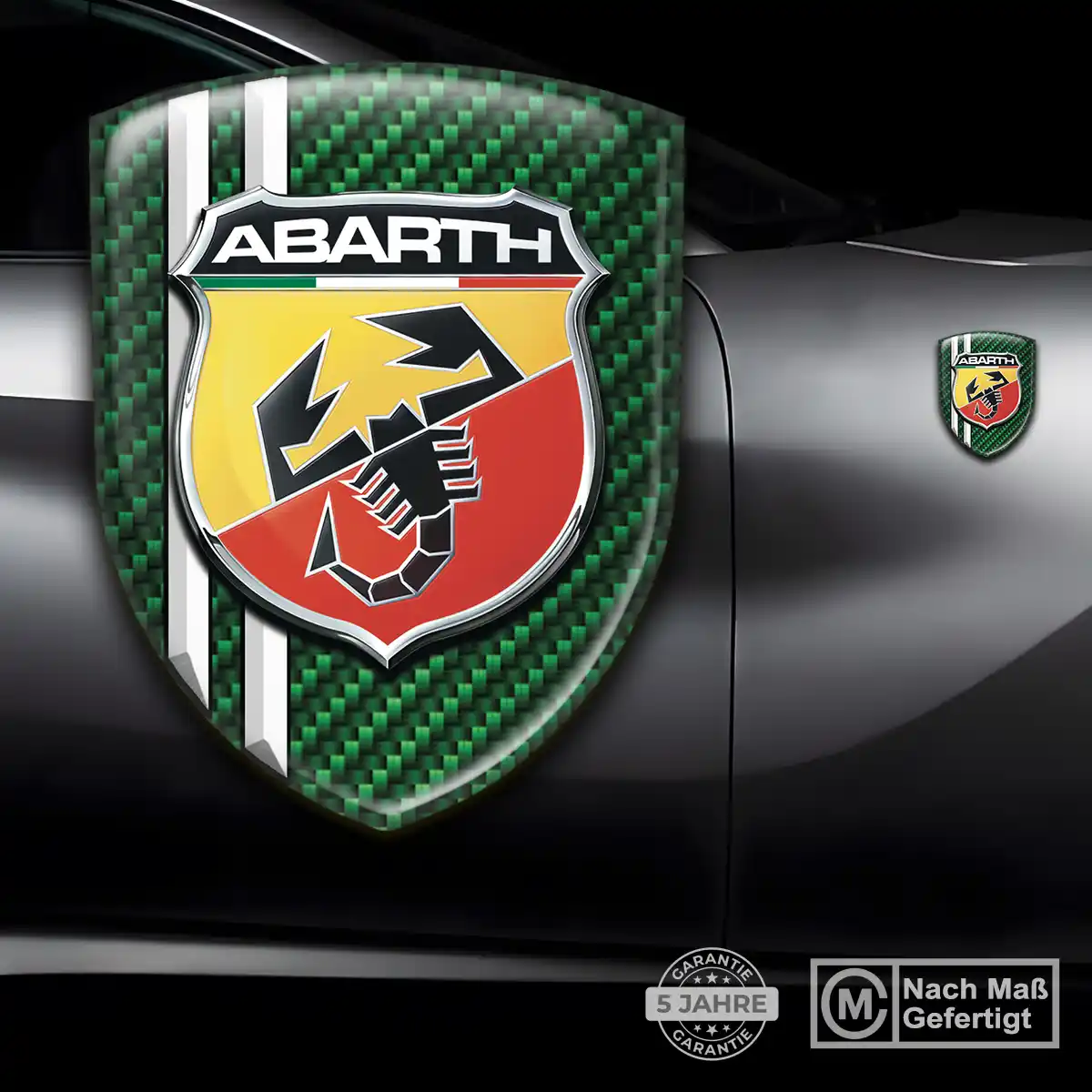 Abarth Emblem Wappen Aufkleber Auto Modernes Design